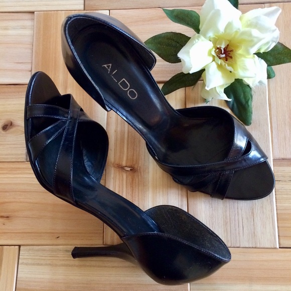 Aldo Shoes - ⬇️⬇️ ⬇️ALDO D'orsay black leather heels size 8